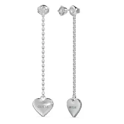 Guess Dlouhé ocelové náušnice Falling In Love JUBE02235JWRHT/U