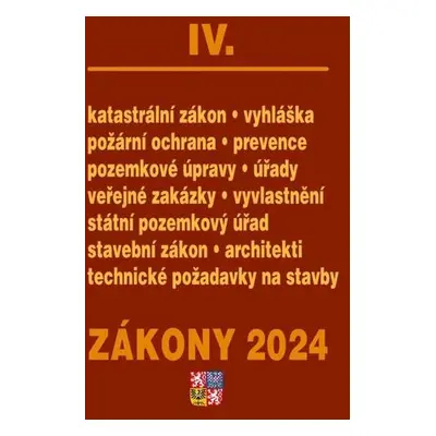 Zákony IV 2024 – stavebnictví, katastr