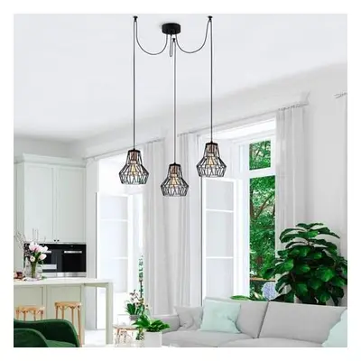 Opviq Chandelier Tortum - N-1053 Black