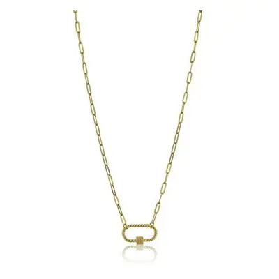 Marc Malone Originální pozlacený náhrdelník Hailey Gold Necklace MCN23016G