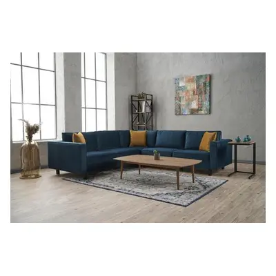 Atelier del Sofa Corner Sofa Kale Velvet - Oil Green