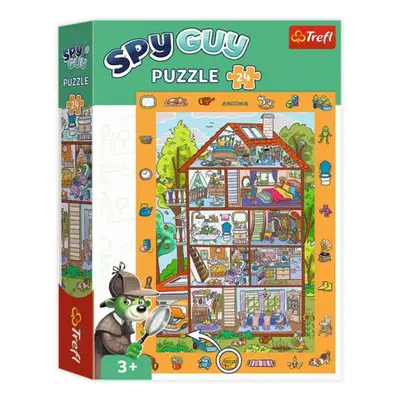 TREFL Puzzle s hledáním obrázků Spy Guy: V domě 24 dílků