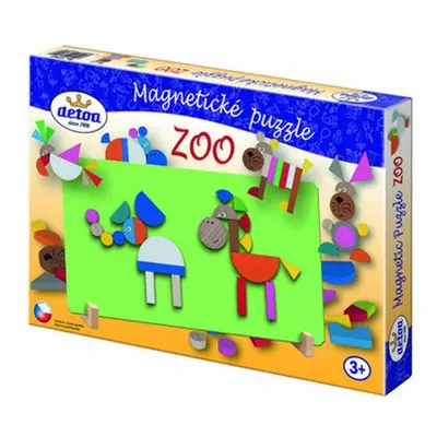 Detoa magnetické puzzle ZOO