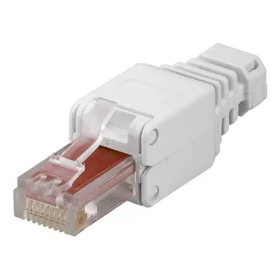 Konektor RJ45 8pinů Cat6 - montáž bez nástroje, srj45t-c6