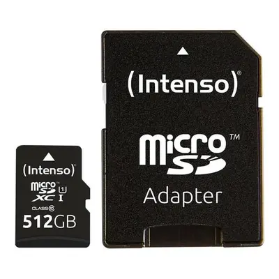 Intenso 512GB micro SDXC Premium UHS-I + adaptér