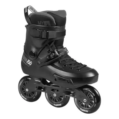 Powerslide Kolečkové brusle Zoom Pro Black 100 Trinity, 3x, 100, 37-38