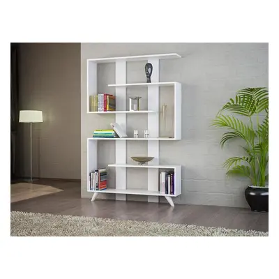 Hanah Home Bookshelf Rain - White