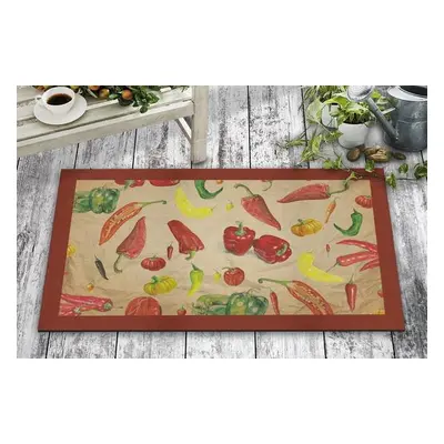 Aberto Design Pvc Doormat Pepper Multicolor