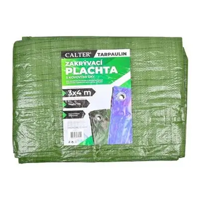 Krycí nepromokavá plachta 3x4m, 70g/m2, zelená