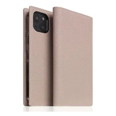 SLG Design puzdro D8 Full Grain Leather pre iPhone 14 Plus - Light Cream