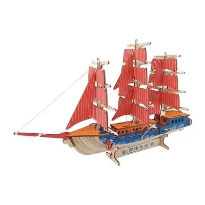 Woodcraft Dřevěné 3D puzzle Evropská plachetnice