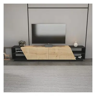 Hanah Home TV Stand Rhodes - Anthracite, Oak AnthraciteOak