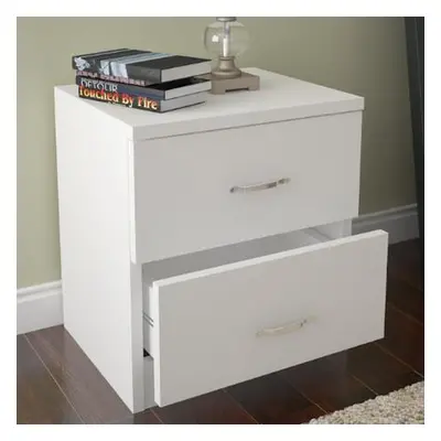 Hanah Home Nightstand Sine - White