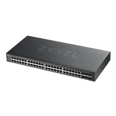 Zyxel GS1920-48v2 50-port Gigabit WebManaged Switch, 44x gigabit RJ45, 4x gigabit RJ45/SFP, 2x S