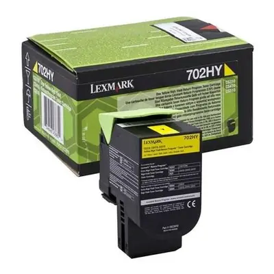 Lexmark 702HY velká žlutá toner.kazeta,70C2HY0, 70C2HY0