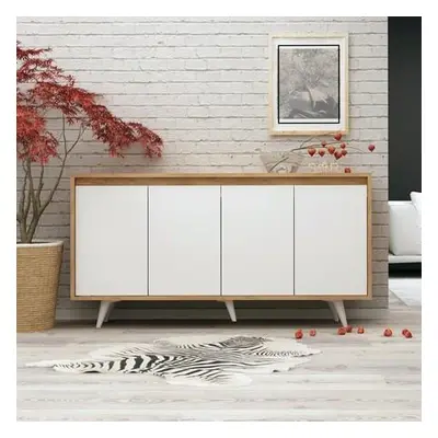 Hanah Home Console Shans OakWhite