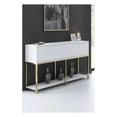 Hanah Home Console Lord - White, Gold WhiteGold