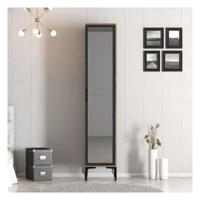 Hanah Home Wardrobe Kumsal R - Walnut, Anthracite WalnutAnthracite