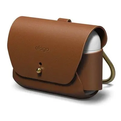 Elago Airpods Pro/Pro 2 Leather Case - Brown