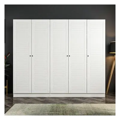 Hanah Home Wardrobe Kale - 8422 White