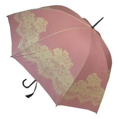 Blooming Brollies Dámský holový deštník Pink Vintage lace BCSVP