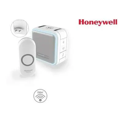 Honeywell Home DC515NP2 bezdrátový zvonek Series 5, 150 m, 6 melodií, základna do zásuvky bílá, 