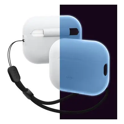 Elago Airpods Pro 2 Silicone Case with Nylon Lanyard - Nightglow Blue