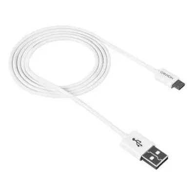 CANYON Nabíjecí kabel Micro USB - USB 2.0, bílá