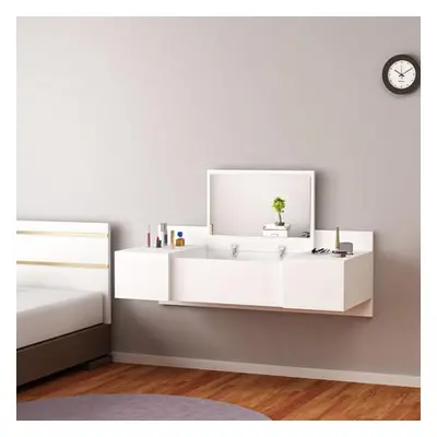 Hanah Home Make-Up Table Zakkum White