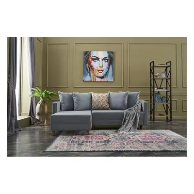 Atelier del Sofa Corner Sofa-Bed Aydam Left - Blue