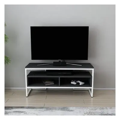 Hanah Home TV Stand Merrion - White, Anthracite WhiteAnthracite