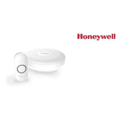 Honeywell Home DCR313N bezdrátový zvonek, 150 m, 6 melodií, bílý, design. tlačítko