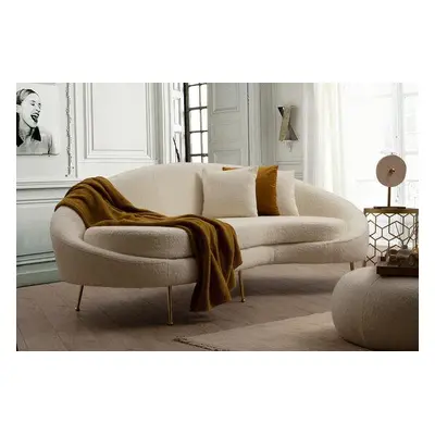 Atelier del Sofa 3-Seat Sofa Eses - Cream Bouclett