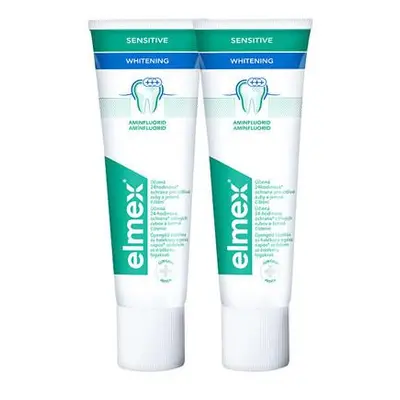 Elmex Bělicí zubní pasta pro citlivé zuby Sensitive Whitening Duopack 2x 75 ml