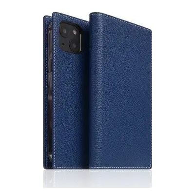 SLG Design puzdro D8 Full Grain Leather pre iPhone 14 - Navy Blue