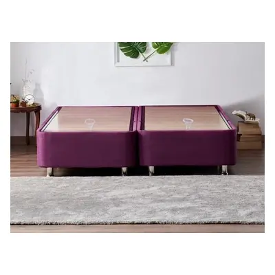 Hanah Home Double Bed Base Purple Double - 200x200