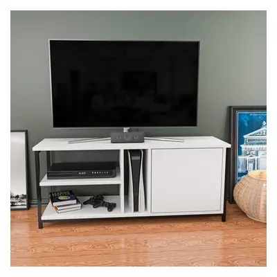 Hanah Home TV Stand Neola - Black, White BlackWhite