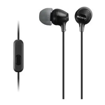 SONY headset do uší MDREX15APB/ sluchátka drátová + mikrofon/ 3,5mm jack/ citlivost 100 dB/mW/ č