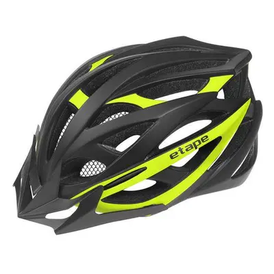 Etape - cyklistická přilba MAGNUM, černá/žlutá fluo mat S/M 55-58 cm