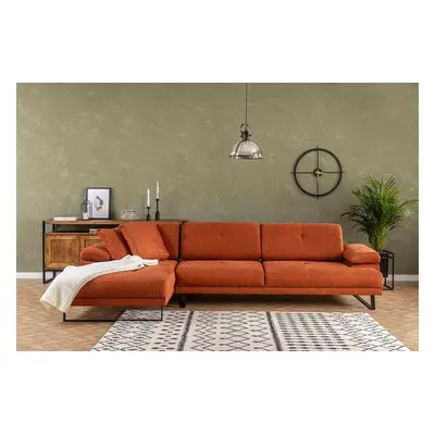 Atelier del Sofa Corner Sofa Mustang Small Left - Orange