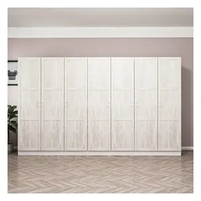 Hanah Home Wardrobe Kale Country - 2454 White