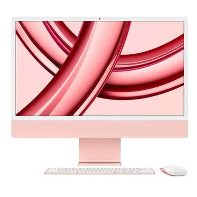 Apple iMac 24/23,5"/4480 x 2520/M3/8GB/256GB SSD/M3/Sonoma/Pink/1R, MQRT3SL/A