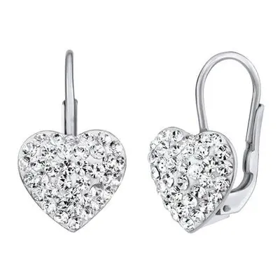 SILVEGO srdce se Swarovski krystaly SILVEGOB36011