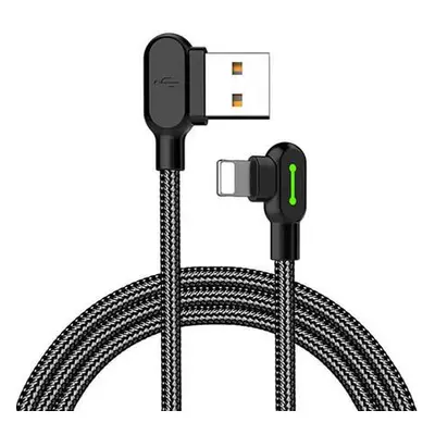 Kabel USB-Lightning, Mcdodo CA-4679, úhlový, 3m (černý)