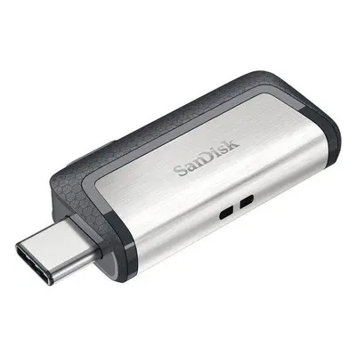 SanDisk Ultra Dual USB-C Drive 256GB / USB 3.0 Typ-C / USB 3.0 Typ-A / stříbrný, SDDDC2-256G-G4