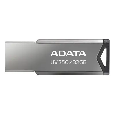 ADATA FlashDrive UV350 32GB / USB 3.2 Gen1 / stříbrná, AUV350-32G-RBK