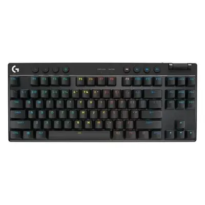 Logitech G PRO X TKL LIGHTSPEED - herná klávesnica, Tactile, čierna, US, 920-012136