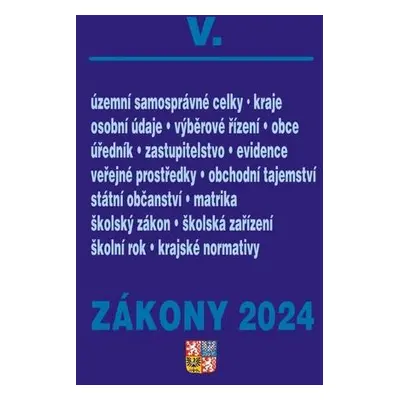 Zákony V 2024 – Veřejná správa, Školství