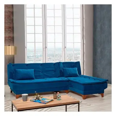 Atelier del Sofa Corner Sofa-Bed Kelebek Corner Right - Dark Blue