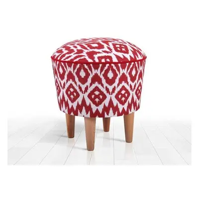 Atelier del Sofa Pouffe Cor - Red, White RedWhite